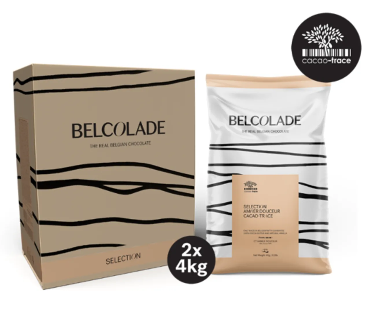 Belcolade Selection Amber Douceur 32% Cacao-Trace - Puratos